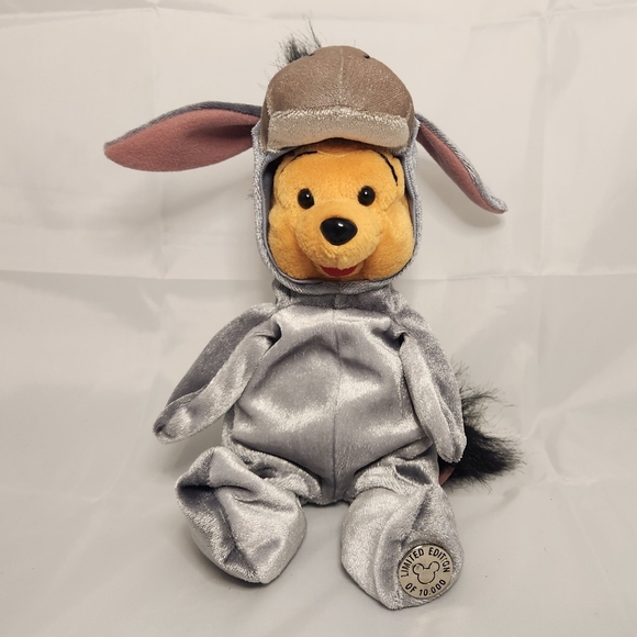 Disney Other - 8" Walt Disney World Winnie the Pooh in Eeyore costume Limited Edition Plush